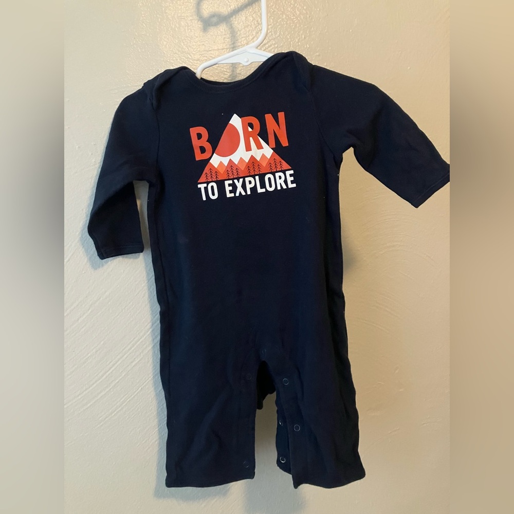 Old Navy Long Sleeve Born To Explore Romper